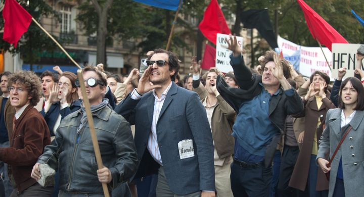 Extrait du film "Le Redoutable", de Michel&nbsp;Hazanavicius en 2017. (LES COMPAGNONS DU CINEMA)