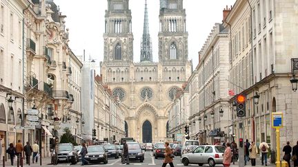 La cathédrale d'Orléans le 29 novembre 2004. (MAXPPP)