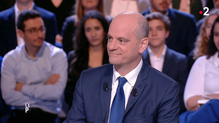 Jean-Michel Blanquer, le 15 février 2018, sur le plateau de "L'Emission politique" de France 2. (FRANCE 2)