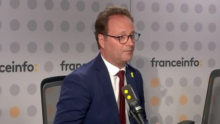 Sylvain Maillard sur franceinfo, lundi 16 septembre 2024. (CAPTURE D'ÉCRAN / RADIOFRANCE)