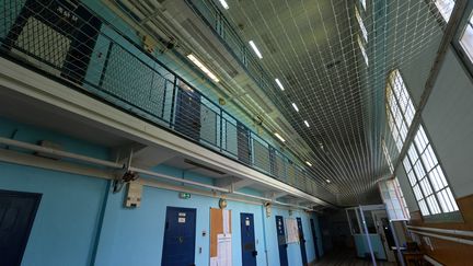 Un quartier de la prison pour femmes de Rennes (Ille-et-Vilaine), le 29 juillet 2021. (JEAN-FRANCOIS MONIER / AFP)