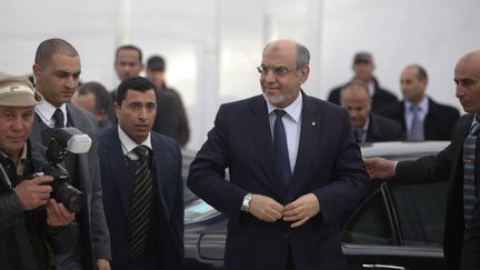 Le Premier ministre tunisien,&nbsp;Hamadi Jebali, le 15 f&eacute;vrier 2013 &agrave; Tunis (Tunisie). (HAMMI / SIPA)