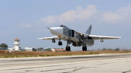 Sukhoi 24 russe en Syrie. C'est un appareil de ce type qui a été abattu par l'armée turque.