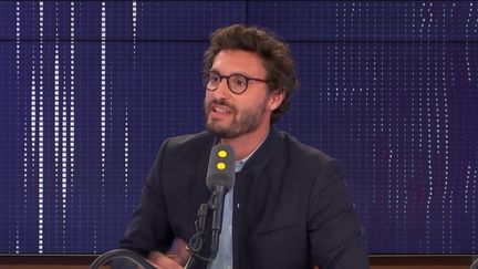 Pierre Cannet, co-directeur des programmes du WWF France, invité du "8h30 politique", vendredi 23 août 2019.&nbsp; (FRANCEINFO / RADIOFRANCE)