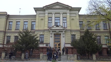 Le musée régional d'art populaire de Kherson (Ukraine), fin novembre 2022. (GILLES GALLINARO / RADIO FRANCE)