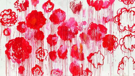 Cy Twombly, "Blooming", 2001-2008, Collection particulière
 (Cy Twombly Foundation, courtesy Archives Fondazione Nicola Del Roscio © Photo : Studio Silvano, Gaeta)