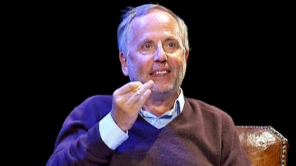 Fabrice Luchini sur la scène du théâtre des Mathurins
 (France 3/Culturebox)