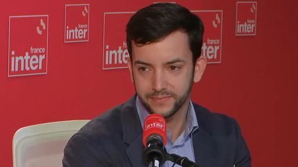 Le député RN de la Somme Jean-Philippe Tanguy, invité de France Inter jeudi 12 janvier. (FRANCE INTER / RADIO FRANCE)