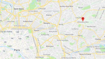 L'agression a eu lieu à Clichy-sous-Bois. (CAPTURE D'ECRAN GOOGLE MAPS)