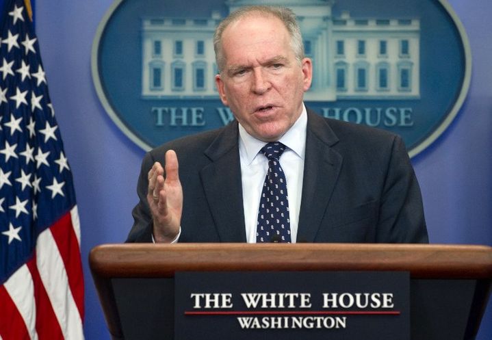 John Brennan lors d'un point presse, le 2 mai 2011 &agrave; la Maison Blanche.&nbsp; (SAUL LOEB / AFP)