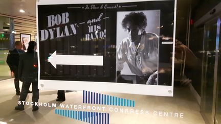 Bob Dylan a finalement reçu, samedi 1er avril 2017, à Stockholm (suède) son prix Nobel de littérature&nbsp;avant de donner deux concerts. (RADIO FRANCE / Isabelle Labeyrie)