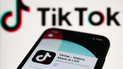 L'application chinoise Tik Tok (image d'illustration). (JAKUB PORZYCKI / NURPHOTO)