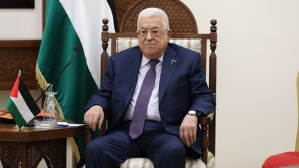 Le président de l'Autorité palestinienne, Mahmoud Abbas, le 5 novembre 2023. (ALAA BADARNEH / POOL / EPA POOL)