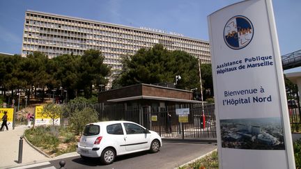 L'entrée de l'hôpital Nord de Marseille, le 11 juin 2015. (VALLAURI NICOLAS / MAXPPP)