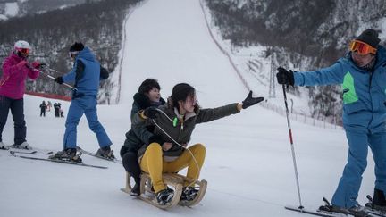 Sports d'hiver en Corée du Nord. (Ed JONES / AFP)