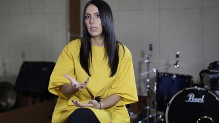 La chanteuse Jamala le 18 février 2016 lors d'une répétion
 (ANATOLII STEPANOV / AFP)