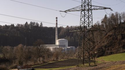 La centrale nucléaire de Muehleberg (Suisse) le 10 décembre 2019 (CHRISTIAN BEUTLER / MAXPPP)