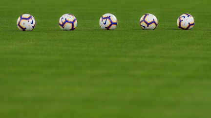 Des ballons d'entraînement... (CARLO HERMANN / AFP)