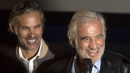 Belmondo père et fils à Lyon le 13 octobre 2015
 (Jean-François Lixon)