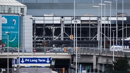 L'aéroport de Bruxelles (Belgique) a été touché par un double attentat-suicide, le&nbsp;22 mars 2016. (IRINA KALASHNIKOVA / RIA NOVOSTI / AFP)