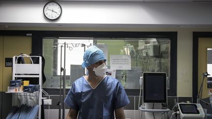 A l'hôpital&nbsp;Franco-Britannique&nbsp;de Levallois-Perret dans les Hauts-de-Seine, le 30 mars 2020 (photo d'illustration). (PHILIPPE DE POULPIQUET / MAXPPP)