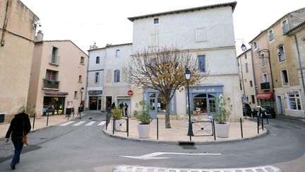 Le centre ville de Lunel (H&eacute;rault), o&ugrave; cinq jihadistes pr&eacute;sum&eacute;s ont &eacute;t&eacute; arr&ecirc;t&eacute;s mardi 27 janvier 2015. (SYLVAIN THOMAS / AFP)