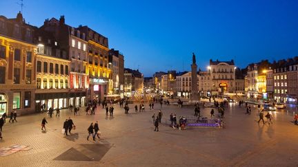 La Grand Place de Lille, le 23 mars 2016. (LECLERCQ OLIVIER / HEMIS.FR / HEMIS.FR / AFP)