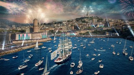 Le parcours de la flamme olympique débutera en France à Marseille, le 8 mai 2024. (© Paris 2024)