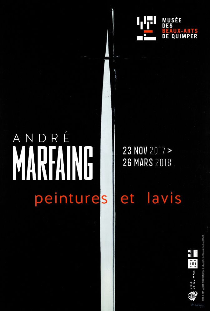 L'affiche de l'exposition Marfaing
 (Musée des Beaux-Arts de Quimper)