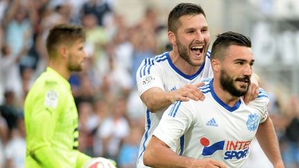 Alessandrini et Gignac seront de nouveau associés sur le terrain.  (BORIS HORVAT / AFP)