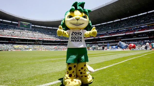 &nbsp; (Zakumi, la mascotte du Mondial 2010 © Reuters/Henry Romero)