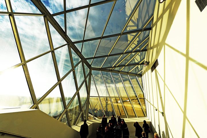 La verrière du musée des Confluences
 (PHOTOPQR/LE PROGRES/Richard Mouillaud)