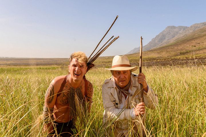 Michaël Youn et Christian Clavier dans "Rendez-vous chez les Malawas" (PATHE)