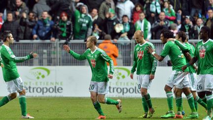 Saint-Etienne tombeur de Lille (2-0) (PHILIPPE MERLE / AFP)