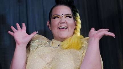 Netta Barzilaia, gagnante de l'Eurovision&nbsp; 2018, à Vienne en Autriche en novembre 2018 (GEORG HOCHMUTH / APA-PICTUREDESK)