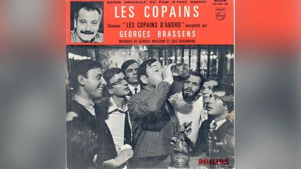 Bande originale du film "Les Copains", musique de Georges Brassens et José Berghmans. (DR)