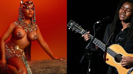 Nicki Minaj, pochette "Queen" et Tracy Chapman, 2007
 (Bryan Bedder / Getty Images North America / AFP)