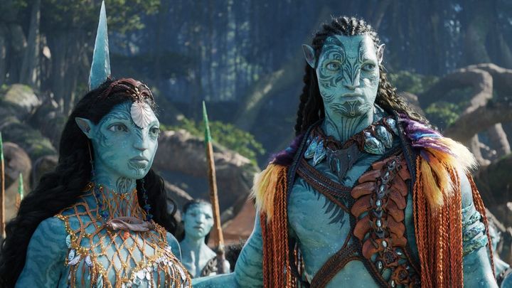 Un extrait du film "Avatar 2, la voie de l'eau" de James Cameron, sorti en 2022. (7E ART/20TH CENTURY STUDIOS / AFP)