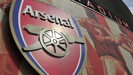 Vue ext&eacute;rieure du stade d'Arsenal, l'Emirates Stadium, &agrave; Londres (Royaume-Uni), le 24 septembre 2011. (GLYN KIRK / AFP)