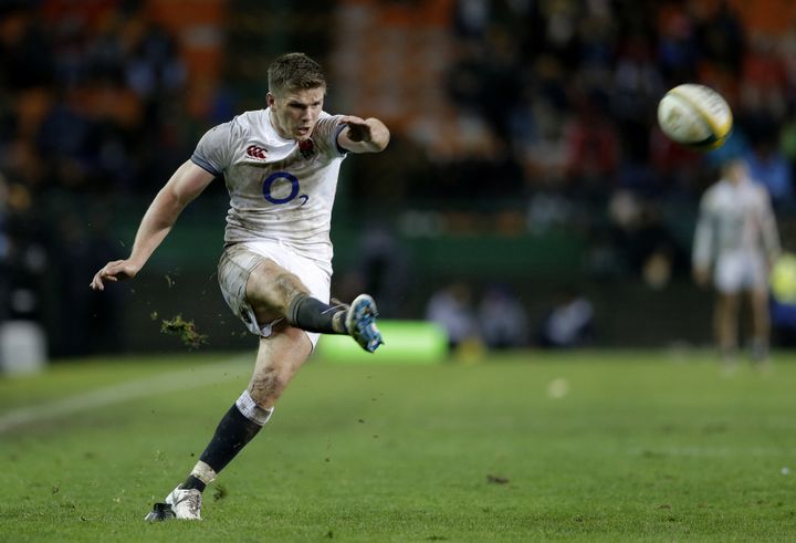 Owen Farrell a réussi un 100% contre l'Afrique du Sud (GIANLUIGI GUERCIA / AFP)