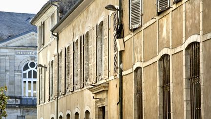 La rue du palais de Dax (Landes), le 25 septembre 2019. (PHILIPPE ROY / AFP)