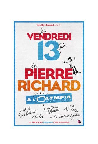 L'affiche du spectacle de Pierre Richard
 (DR)