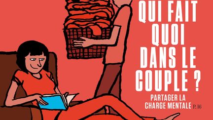 La charge mentale (Jean Jullien - L'Obs)