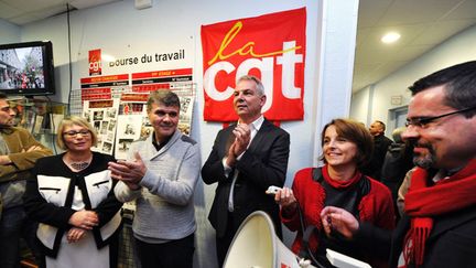  (La CGT et son secrétaire général Thierry Lepaon dans l'oeil du cyclone depuis plusieurs semaines © MAXPPP)