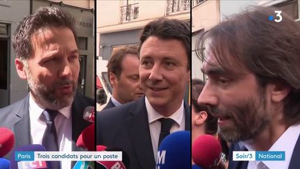 Cédric Villani, Hugues Renson et Benjamin Griveaux (France 3)