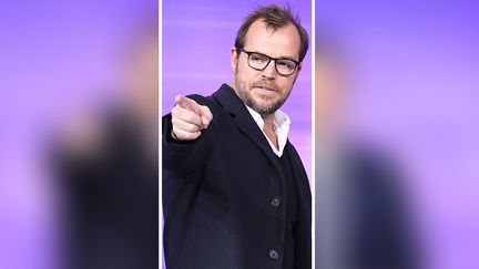 Le réalisateur Tristan Carné lors du débat organisé avant le second tour de la primaire de la gauche, à la Plaine Saint-Denis (Seine-Saint-Denis), le 25 janvier 2017. (BERTRAND GUAY / AFP)