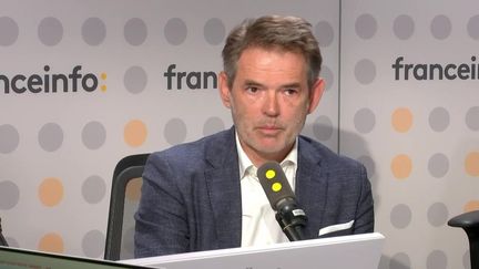 Brice Daumin, directeur général de DAZN France, le jeudi 19 septembre 2024. (FRANCEINFO / RADIO FRANCE)