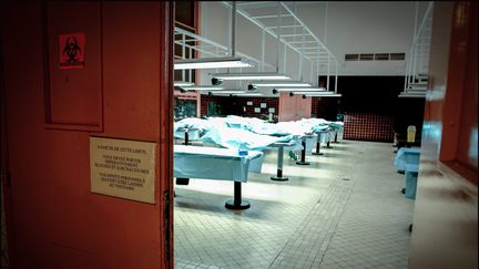 La salle de dissection de la faculté de médecine de Paris-Descartes, le 28 novembre 2019. (MAXPPP)