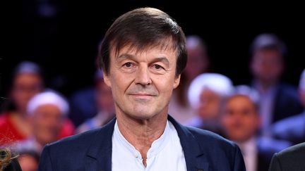 Nicolas Hulot sur le plateau de "L'émission politique" sur France 2, le 22 novembre 2018. (BERTRAND GUAY / AFP)