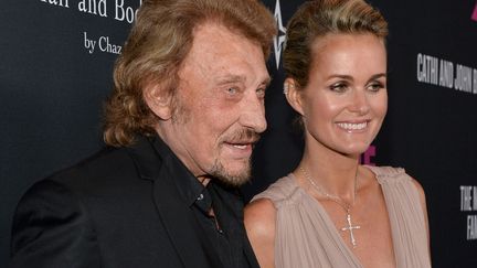 Johnny et Laeticia Hallyday à Santa Monica, Californie, en octobre 2013
 (Alberto E. Rodriguez / Getty Images North America / AFP)